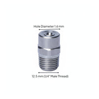 Adjustable Solid Cone Nozzle Long-Lasting High Pressure Atomizing Nozzle Wear-Resistant for Dust Control, Cooling Systems, Irrigation