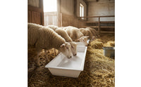 Livestock Trough Feed and Water Trough Stable Long Feeder Pan for Ovine