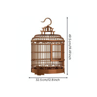 Round Bird Cage Indoor Birdcage Practical for Home