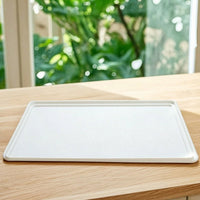 Food-Grade Batter Box Lid Rigid Pizza Batter Box Lid Wipe-Clean Tray Slim-Profile for Pizzaiolos, Bakers, Home Baking