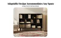 Modular Combination Stackable Cube Organizer Minimalist Design Stackable Cube Unit Easy Assembly Bookcase Detachable Legs for Apartment Dwellers, Book Lovers, Office Workers, Small Areas, Study Room, Bedroom, Hallway