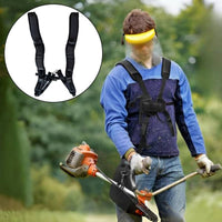 Sturdy Replacement Blower Strap Ergonomic Design Backpack Blower Harness Heavy Duty Padded Carrying Harness Even Weight Distribution for Landscapers