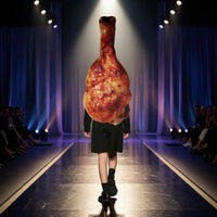 Chicken Drumstick Costume Halloween Drumstick Costume Full-Body Apparel for Stage Performances