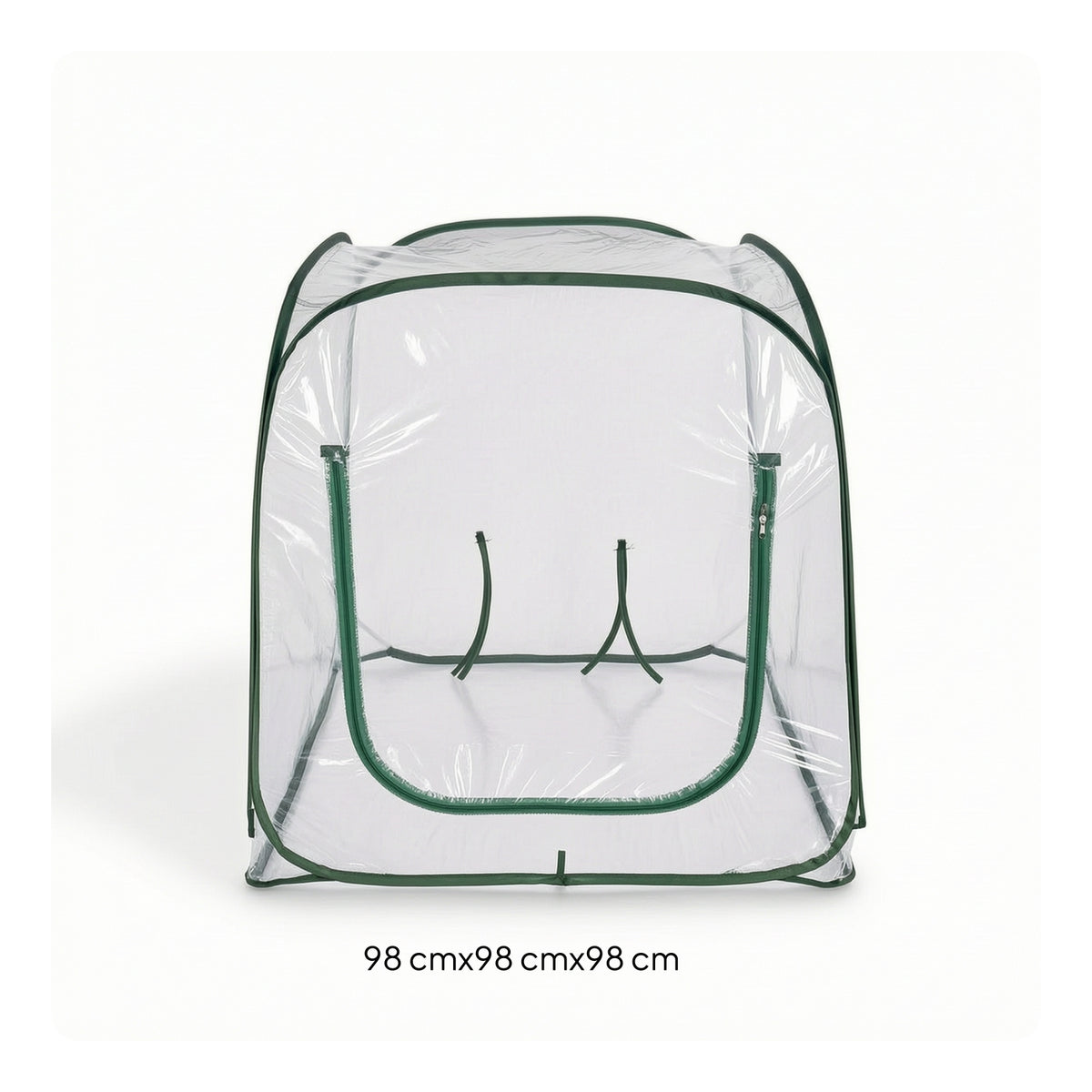 Mini Greenhouse Zippered Plant Shelter with Cover Portable Greenhouse Light-Transmitting Grow Tent Heavy-Duty for Gardeners