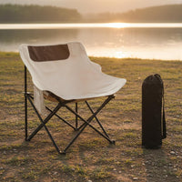 Portable Moon Chair Foldable Camp Chair Waterproof for Camping, Beach