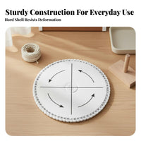 Chinese Knotting Tool Portable Foam Braiding Board Foam Braiding Plate Lightweight Round Weaving Disk Long-Lasting for Crafters