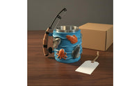 Unique Gift Fishing Rod Handle Mug Creative Design Fishing Theme Mug Beer Stein for Fishermen, Anglers