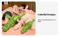 Long Mythical Creature Support Pillow Soft and Soft Long Mythical Creature Soft Pillow Dinosaur Soft Ie Cute Design PP Cotton