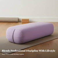 Removable Cover Iyengar Mind-Body Practice Pillow Breathable Textile Mind-Body Practice Support Cushion High-Density Filling