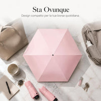 Automatic UV Protection Umbrella for Sun and Rain, Compact and Portable
