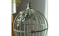 Birdcage with Arched Door Rustic Decorative Birdcage Charming for Weddings