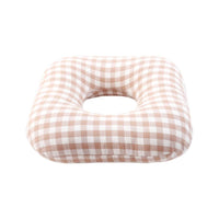 Checkered Donut Seat Cushion Washable Cover Donut Cushion Padded Soft