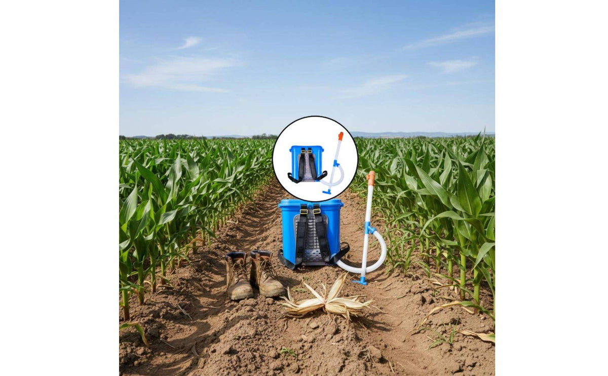 Backpack Crop Nourishment Spreader Exact Application Manual Crop Nourishment Spreader Handheld Seeder Tool for Farmers, Gardeners, Farm, Orchard
