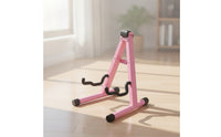 A shaped Guitar Stand Padded Folding Guitar Stand Non-Slip for Guitarists, Rehearsal Room