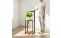 Space Saver 3 Tier Plant Stand Sturdy Structure 3 Tier Corner Plant Stand Easy Assembly Multi-Level Flower Pot Holder Great Load-Bearing for Living Room, Balcony, Bedroom, Outdoor