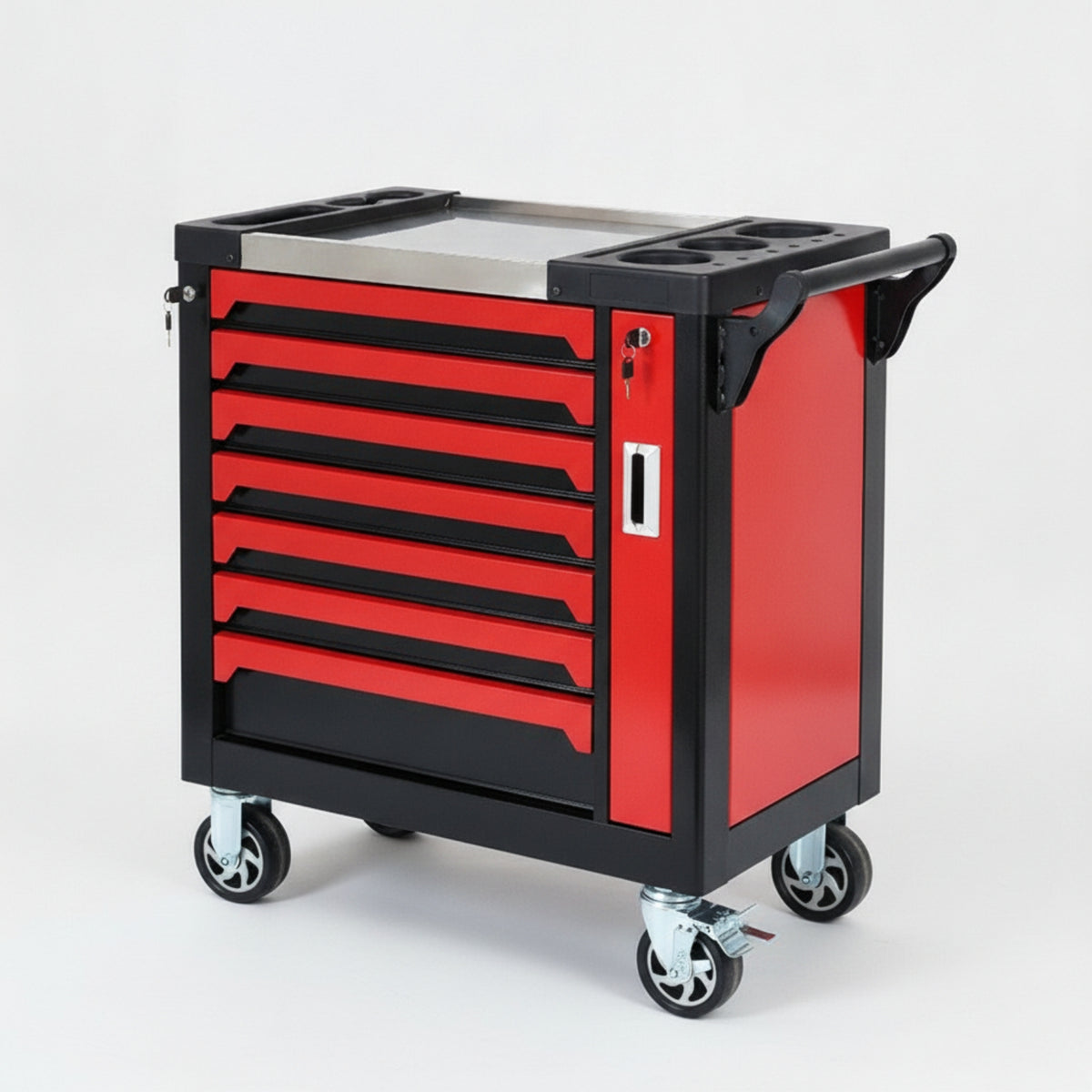 7-Drawer Tool Chest Heavy-Duty Tool Chest with Wheels Furniture for Technicians, DIY Enthusiasts, Garages, Workshops, Repair Bays