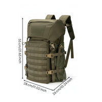 Outdoor Survival Backpack Multiple Pockets Large Capacity Hiking Rucksack for Campers, Hikers, Camping