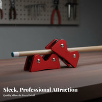 2 Pieces Adjustable Pool Cue Straightness Checker Precision Billiard Cue Straightness Checker Even Rolling for Tournaments, Practice, Club