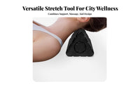 Triangular Exercise Brick Anti-Slip Texture 2-in-1 Foam Roller High Hardness Foam Roller for Physical Recovery Patients, Beginners, Gym, Home, Pilates