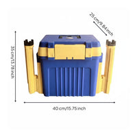 Multi-Function Fishing Box Freshwater and Saltwater Use Lure Storage Box Removable Dividers Organizer for Anglers