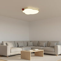 Soft Warm Look Cream Ceiling Light Minimalist Design Eye Protection Ceiling Light for Living Room