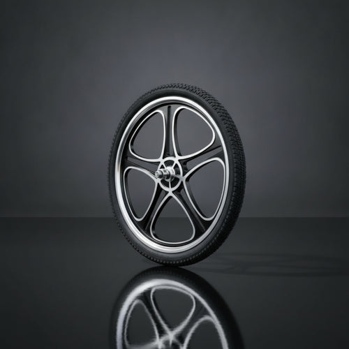 1 Piece 20 Inch Bike Wheel Aluminum Alloy Mag Style One-piece Heavy Duty Bicycle Wheel Solid Stable Performance Suitable for Road Riding Bike Modification