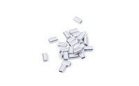 600 Pieces Fishing Line Crimping Tube Resistant Aluminum Crimping Sleeve Burr Wire Connector
