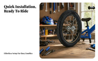 Kids Bike Wheel Wear-Resistant Children's Cycle Wheel Assembly Kids Cycle Wheelset