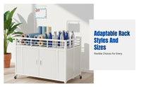 Supermarket Foldable Cart, Display Rack, Mobile Sales Trolley, Multi-Color, Random Pattern