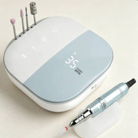 Electric Manicure Drill Low Noise Nail Polishing Machine Digital Display Display Electric Nail File for Professionals