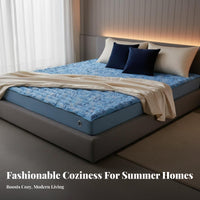 Water-Filled Mattress Pad Non-Electric Cooling Water Mattress No Refrigeration Needed Summer Cooling Bed Mat for Hot Sleepers, Students, Dorm Room