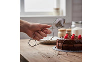 Stainless Steel Powder Sieve Rust-Resistant Powdered Sugar Shaker Easy to Use Frosting Sugar Shaker for Tea Serving