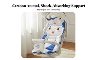 Thickened Padding Universal Stroller Cushion Multi-Use All-Season Stroller Pad Washable for Toddlers, Newborns, Travel, Bouncer, Swing