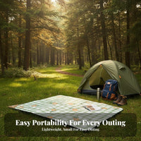 Waterresistant Foldable awaydoor blanket Sheet Moistureresistant Camping Mat Portable Design Ground Cover Lightweight for awaydoor blanketkers, Beachand-to ventureers, Families