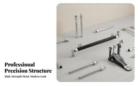 Drum Pedal Connecting Rod Fluid Rotation Double Bass Drum Pedal Linkage Percussion Accessory Sturdy Duty Rust Resistant