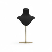 Mannequin Necklace Stand Stable Metal Base Necklace Display Bust Jewelry Mannequin Bust Sturdy Neckpiece Display Holder