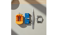 3 Pieces 3 Piece Watch Repair Kit Stainless Steel Tweezers Watch Repair Kit Fine-Tipped for Hobbyists, Hobbyists