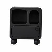 Movable C-Shaped Side Table Minimalist design C-Shaped End Table Modern Design Nightstand Space-Saving for Apartment Dwellers, Homeowners, Students, Living Room, Beside Sofa, Small Spaces, Home Office