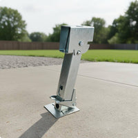 Travel Trailer Jack Stand Mounting Bracket Recreational Vehicle Stabilizer Jack Base Plate Transport Hardware