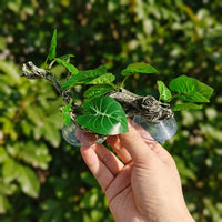 Flexible Bendable Branch Reptile Branch, 25cm Crested Gecko Tank Accessories, Resin Suction Cup Climbing Vine for Terrarium Habitat Decor