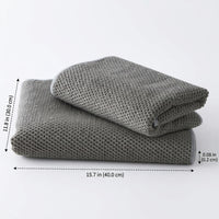 Corn Kernel Microfibre Cloth, Gray Fine Cleaning Cloths for Kitchen, High Absorbency Reusable Towel