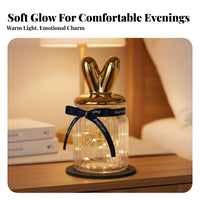 Glass Hope Bottle Creative Gift Fortunate Celestial Jar Cute Lid Storage Bottle Multi-Functional Glass Candy Buffet Jar Elegant