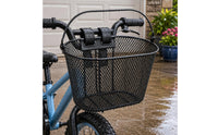 Reinforced Rim Children's Bike Basket Painted Finish Kids Cycle Basket