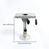 Boat Seat Pedestal Base Mount Universal Boat Seat Pedestal Stable for Boaters