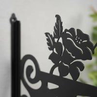 Rustproof Hummingbird Plant Hanger Rust Resistant Hummingbird Wall Bracket Heavy Duty Metal Flower Bracket Multipurpose for Gardeners