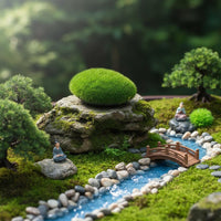 DIY Material Simulation Cherry Blossom Tree Realistic Appearance Artificial Plant Scenery Building for Bonsai Decoration, Miniature Scene