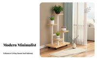 Floor-Standing Multi-Tier Planter Stand Modern and design Multi-Tiered Plant Stand Space-Saving blossom Rack Elegant Decoration for Apartment Dwellers, Gardeners, homeowners, Living Room, Balcony, Bedroom, Corner