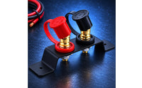 Terminal Post Assembly Shielded Protectors Electrical Hardware Predrilled Holes Auto Parts