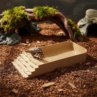 Non-Slip Turtle Bath Basin Two-in-Single-Use Amphibian Bath Tub Ramp Design