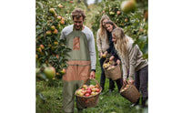 Water-Resistant Split-Leg Apron Waterproof Apron with Pockets Multi-Pocket Adjustable for Gardeners, Florists, Gardening, Harvesting, Orchard